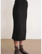 Mixray Fusta tricotata - cu talie inalta - neagra - tricot -