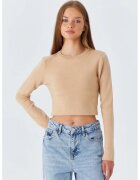 Mixray Pulover dama - Jerseu - Tan -