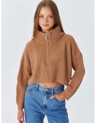 Mixray Pulover dama - Maro camel - Tricot -