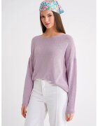 Mixray Pulover dama - oversize - lila - tricot -