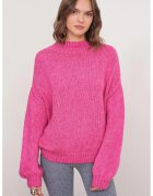 Mixray Pulover dama - Roz neon - Tricot -