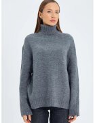 Mixray Pulover dama - tricot - gri inchis -
