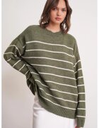 Mixray Pulover dama - Tricot - Kaki - Dungi -