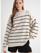 Mixray Pulover dama - Tricot - Natural - Dungi -