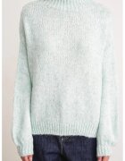 Mixray Pulover dama - Verde menta - Tricot -