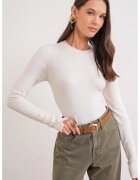 Mixray Pulover tricotat - slim fit - natural - tricot