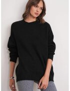 Mixray Pulover tricotat supradimensionat HiCCUP - negru - tricot -