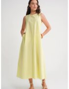 Mixray Rochie Maxi Relaxed Fit - Galben - Textil