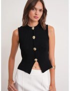 Mixray Topuri tricotat - scurt - negru -