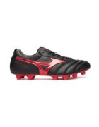 Mizuno Pantofi de fotbal barbati - piele ecologica - negru/rosu