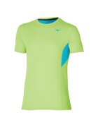 Mizuno Tricou alergare barbati DryAeroFlow SS 2024 - Verde lime