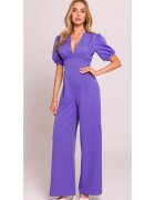 Moe Salopeta cu decolteu adanc - - Violet deschis