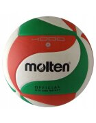 Molten Minge volei - V4M4000 - Material PU - Marime 4 - rosu - verde - alb