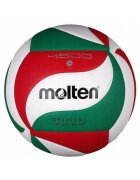 Molten Minge volei V4M4500 piele PU - de interior - marimea 4 - alb/rosu/verde