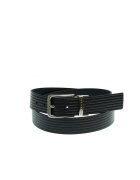 MOMO DESIGN Curea din piele Caelum Ultra - Negru