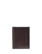 MOMO DESIGN Portofel pliabil din piele Eldoro - Maro taupe