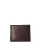 MOMO DESIGN Portofel pliabil din piele - Maro taupe