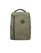 MOMO DESIGN Rucsac cu amortizare pe partea din spate Silvano - Verde masliniu