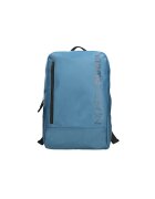 MOMO DESIGN Rucsac cu buzunar frontal cu fermoar Zenith Chic - Albastru denim