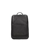 MOMO DESIGN Rucsac din piele ecologica si material textil Velorum - Negru