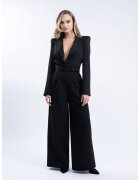 Monarh design Pantaloni Black Fluid