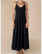 Monarh design Rochie lunga A line din in - Negru