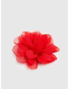 MOODO Brosa floare rosie din tesatura - one size