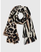 MOODO Esarfa - bej - animal print