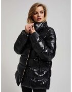MOODO Jacheta scurta - matlasata - neagra - cu gluga