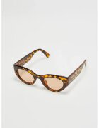 MOODO Ochelari de soare cat-eye rame groase maro - lentile maro - protectie UV 400 -