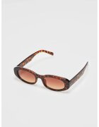 MOODO Ochelari de soare femei - forma ingusta - lentile colorate - maroniu -