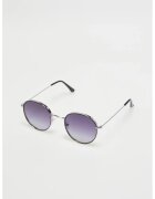 MOODO Ochelari de soare femei rame metalice argintii - lentile intunecate - protectie UV 400 -