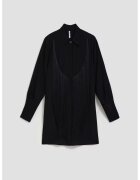 MOODO oversized cu franjuri - Negru