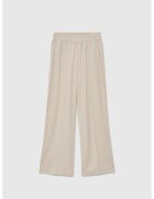 MOODO Pantaloni bej cu picioare late - Bej