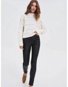 MOODO Pantaloni lucrati negri - Negru