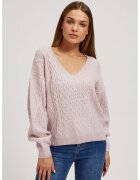 MOODO Pulover roz elegant - Roz