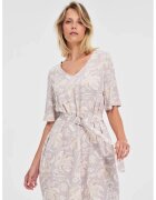 MOODO Rochie din viscose roz cu curea - Verde
