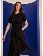 MOODO Rochie eleganta midi neagra - Negru