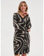 MOODO Rochie gri ajustata - Gri