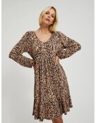 MOODO Rochie maro cu imprimeu animalier - Maro