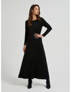 MOODO Rochie maxi eleganta neagra - Negru