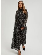 MOODO Rochie maxi neagra evazata - Negru
