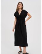MOODO Rochie midi fara maneci - Negru