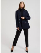 MOODO Sacou bleumarin cu doua randuri de nasturi decorativi - Bleumarin
