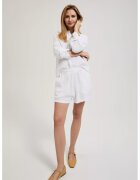 MOODO Shorts albe din bumbac - Alb