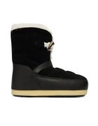 Moon Boot Ghete dama Negru - piele naturala