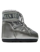 Moon Boot Ghete unisex argintii - piele ecologica