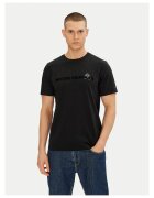 Moose Knuckles Tricou barbati culoare negru - din bumbac