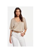Morgan Bluza dama - 303918347 - Viscoza/Poliester - Bej - Bej