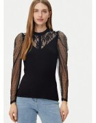 Morgan Bluza dama - 305253644 - Viscoza/Poliamida - Negru - Negru